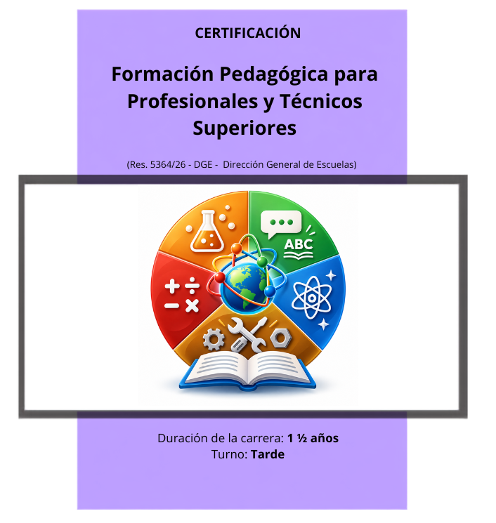 Flyer de la Certificación en Formación Pedagógica para la Enseñanza